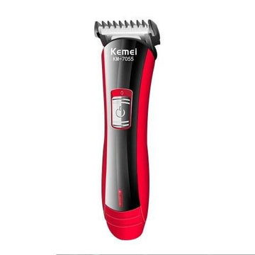 Kemei KM-7055 Rechargeable Hair Clipper and Trimmer for Men with Adjustable Blades - Al-Raheem Imports