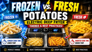 Frozen vs. Fresh Potatoes: Electric Deep Fryer Timings and Best Practices