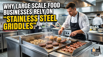 Heavy Duty Catering: Why Large Scale Food Businesses Rely on Stainless Steel Griddle Hotplates