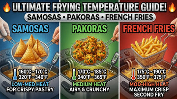 The Perfect Temperature Settings for Frying Samosas, Pakoras, and French Fries