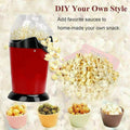 Popcorn Maker Hot Air Popcorn Popper 1200W With Measuring Cup Oil Free Home Party Corn Machine - Al-Raheem Imports