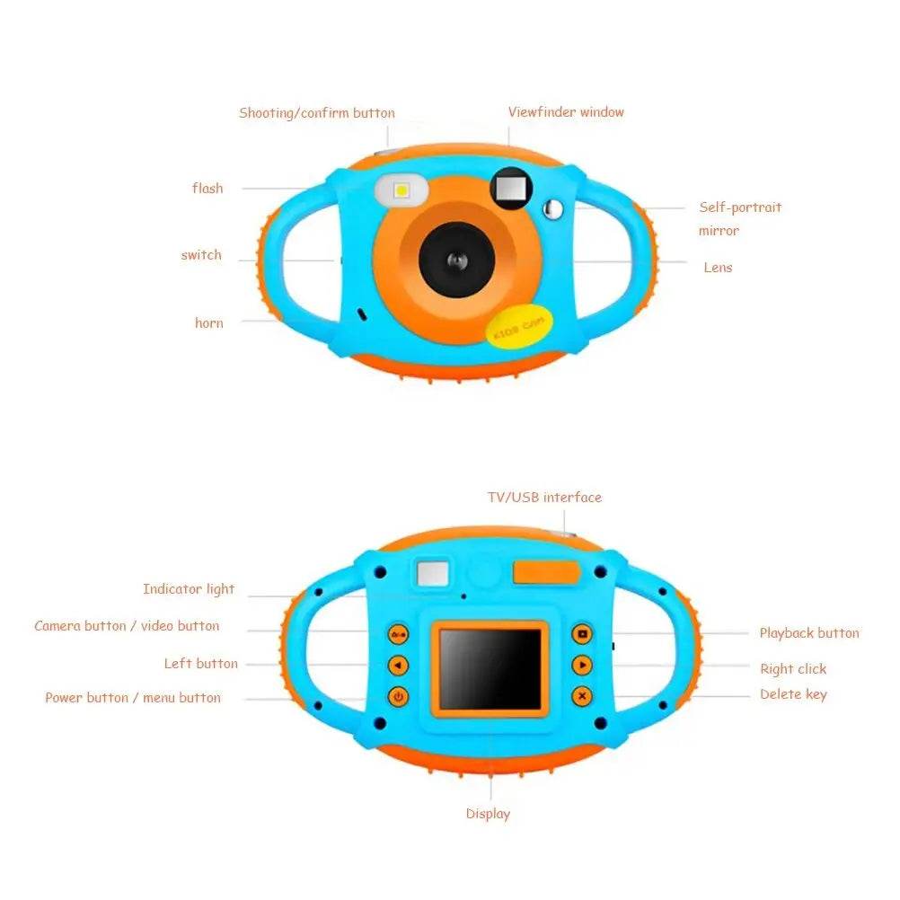 5MP Children Creative Camera with 1.77 Inch Display, Fun Photo Frames, and Video Recording - Al-Raheem Imports