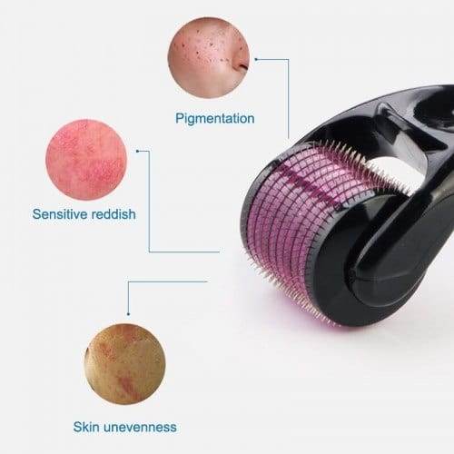 0.5mm Microneedle Derma Roller for Face, Neck & Body Skin Rejuvenation Tightening Tool - Al-Raheem Imports