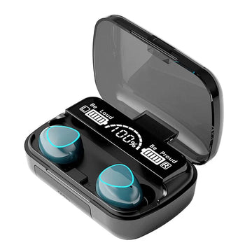M10 TWS Wireless Bluetooth 5.1 Earbuds IPX7 Waterproof with 3500mAh Charging Case