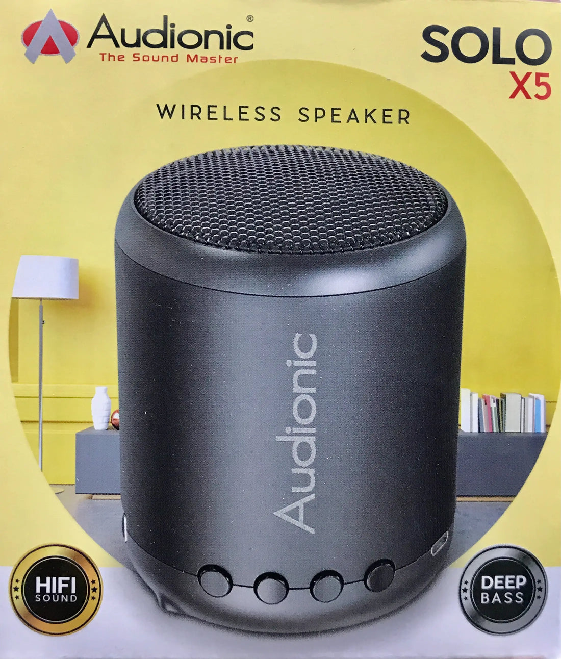 SOLO X5 Portable Wireless Bluetooth Rechargeable Speaker with Metal Grill HIFI Sound Deep Bass