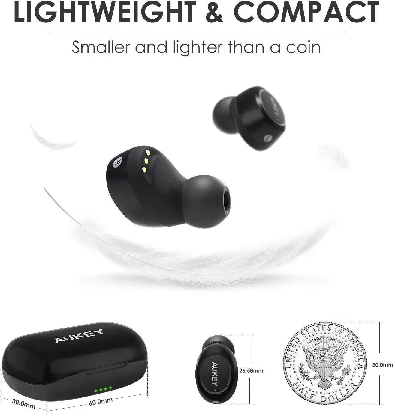 EP-T16S TWS Airdots Bluetooth True Wireless Earbuds with Touch Control and Rechargeable Case - Al-Raheem Imports