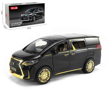 1:24 Luxury Lexus MPV Alloy Diecast Model Car with Sound and Light