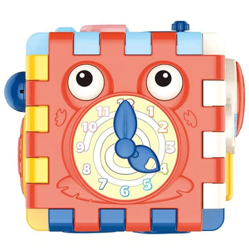 6 Sided Educational Activity Cube Toy for Baby Learning and Development