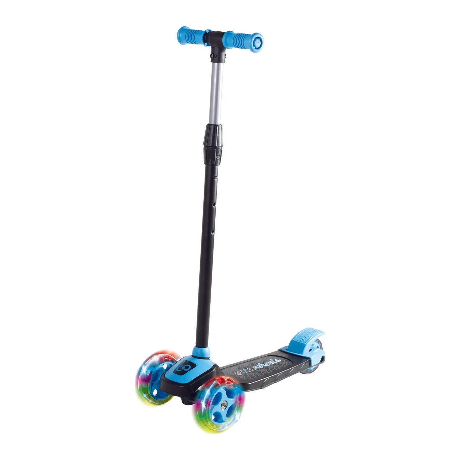 Cool Wheels Twist LED Illuminated 3 Wheel Height Adjustable Scooter for Kids 2 to 7 Years with Light Up Wheels