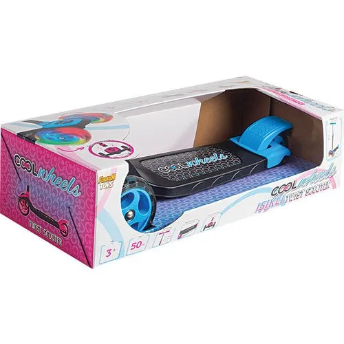 Cool Wheels Twist LED Illuminated 3 Wheel Height Adjustable Scooter for Kids 2 to 7 Years with Light Up Wheels