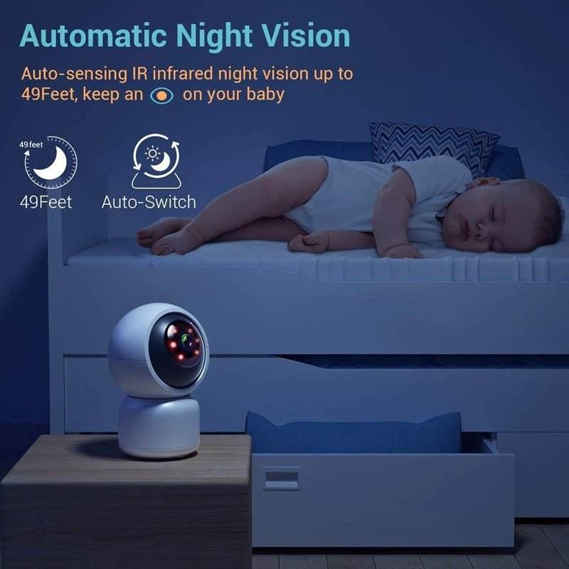 1080P HD IP Camera Smart WiFi Indoor Security CCTV Alexa Google Monitor - Al-Raheem Imports