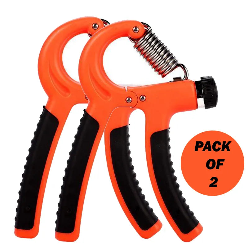 Set of 2 Adjustable Heavy Grippers 10 to 40kg for Fitness Hand Exerciser and Finger Strength Training for Wrist and Forearm Muscle Building