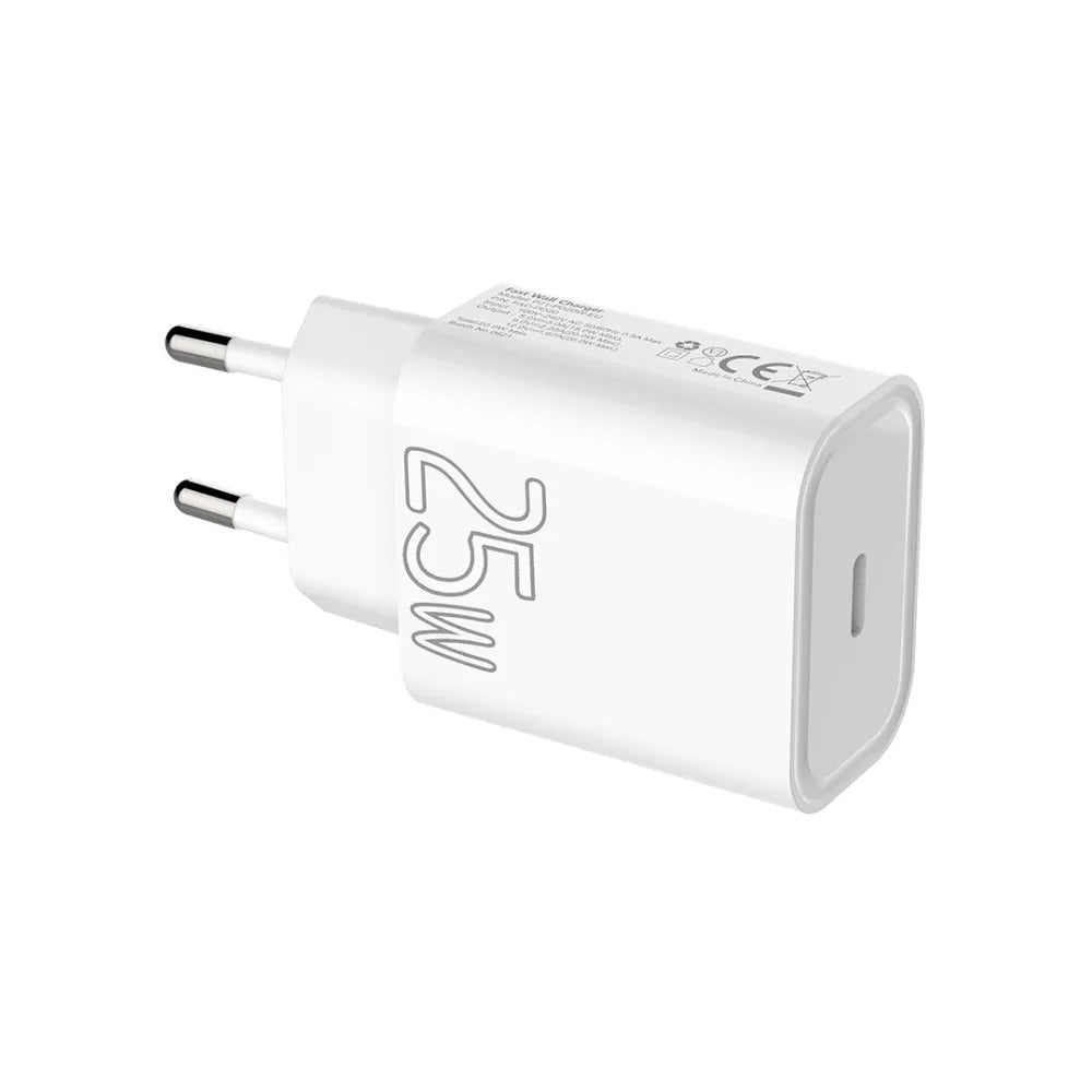 PD-25 25W Type-C Fast Wall Charger with Automatic Protection
