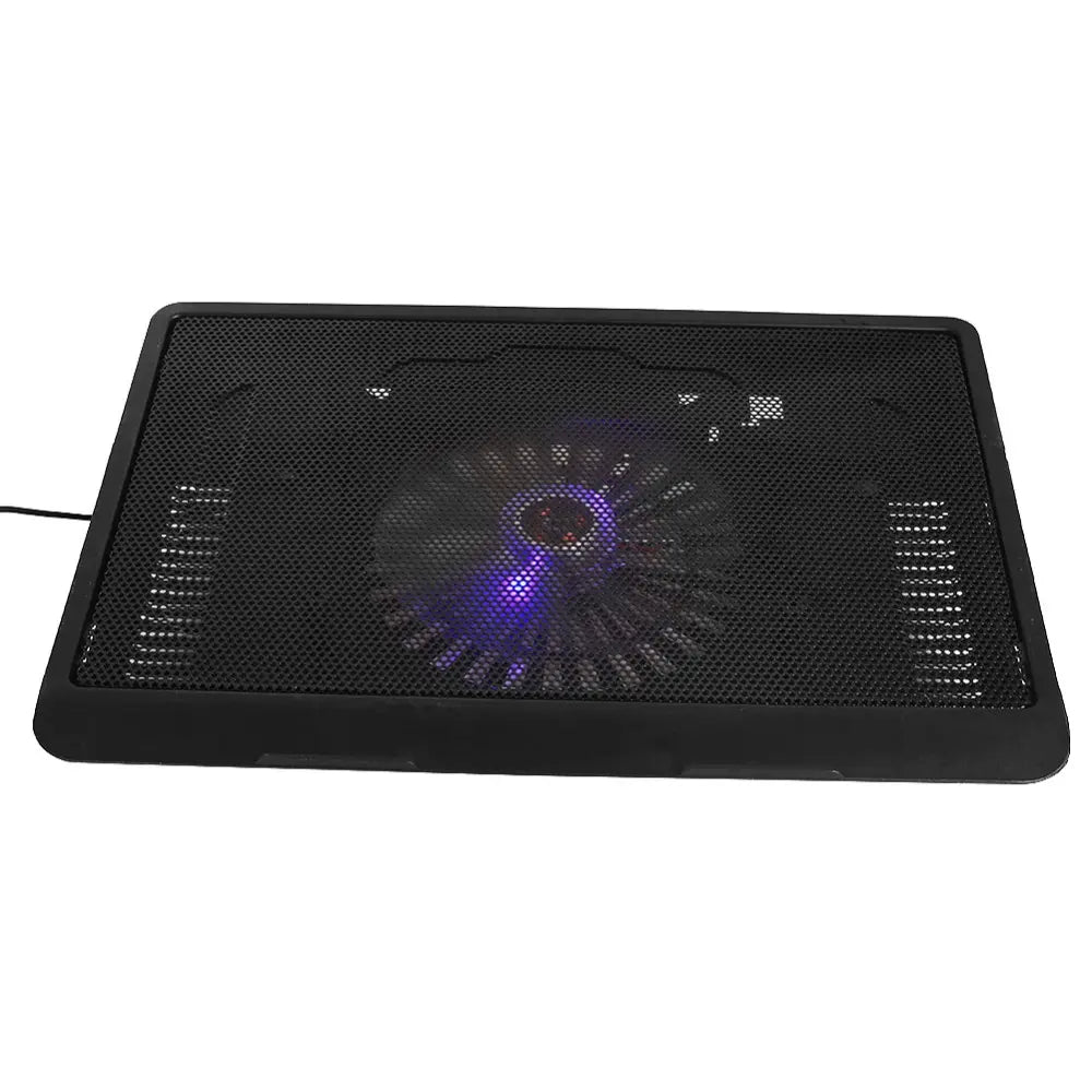 N191 Laptop Cooling Pad 14 Inch Notebook Computer Cooler Stand with 140mm Blue LED Fan Silent Operation