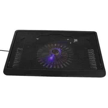 N191 Laptop Cooling Pad 14 Inch Notebook Computer Cooler Stand with 140mm Blue LED Fan Silent Operation