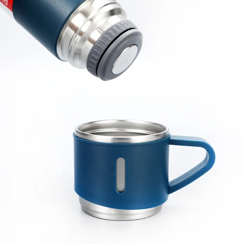 500ml High Quality Food Grade Stainless Steel Vacuum Flask Set with 12 Hour Thermal Insulation BPA Free Leak Proof Water Bottle for Hot and Cold Drinks