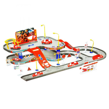 Car Rail Fire Rescue 50 Pieces Building Set for Kids