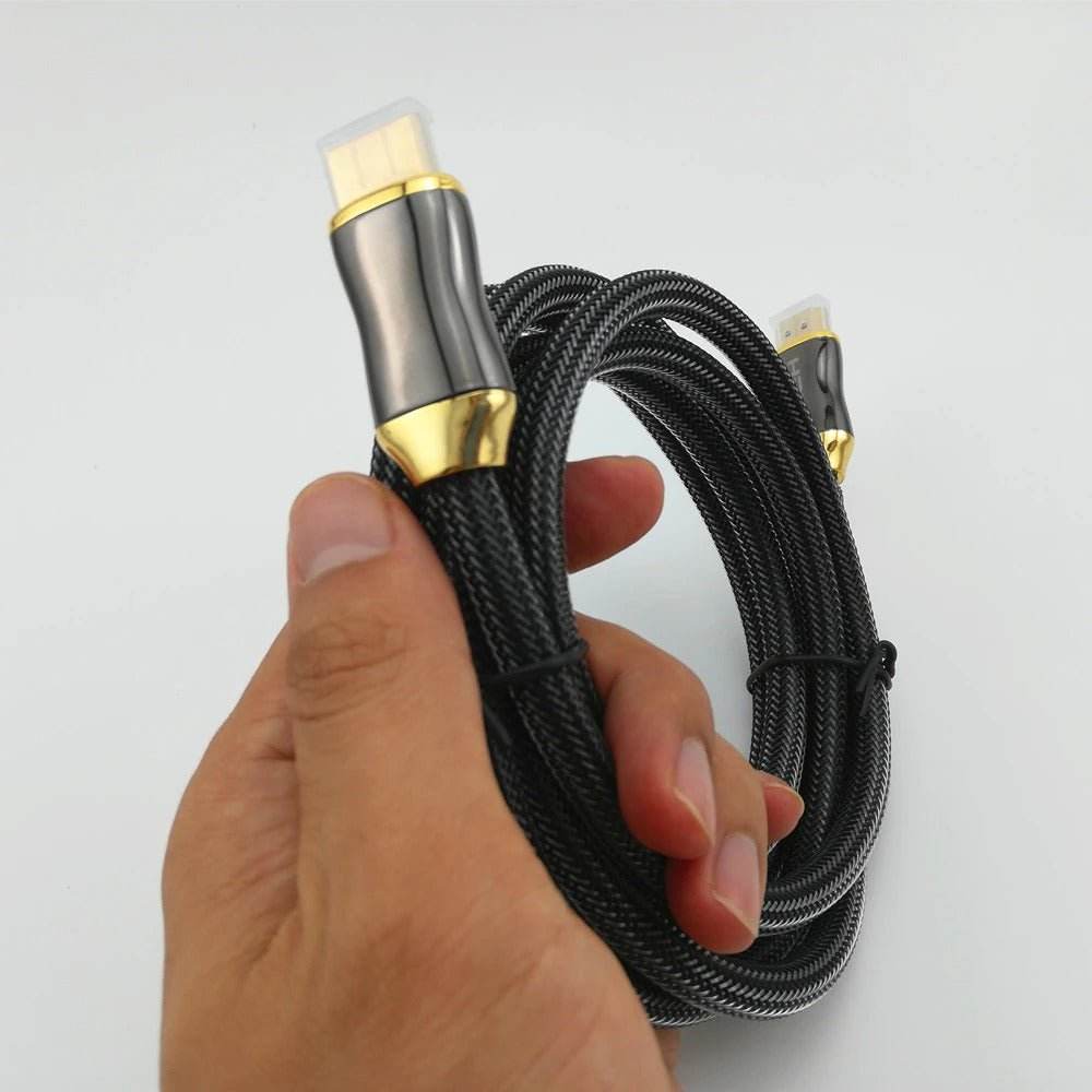 1.5m HDMI Cable 2.0 Zinc Alloy 24k Gold Plated 4K 1080P Universal Cord - Al-Raheem Imports