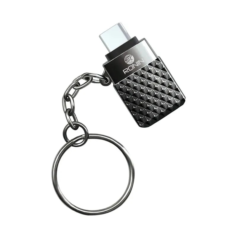 R 222 USB Type C to USB A OTG Adapter Plug Play Connector for Android Phones Tablets Black