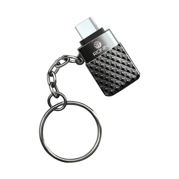 R 222 USB Type C to USB A OTG Adapter Plug Play Connector for Android Phones Tablets Black