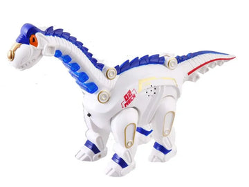 Mechanical Dinosaur Music and Sound Toy with Moving Parts Roaring Effects and Light for Kids