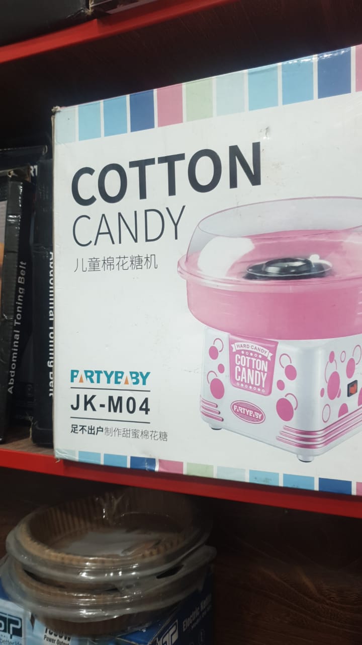 Nostalgia Electrics Cotton Candy Maker Hard Candy and Sugar Candy Floss Machine for Home Use