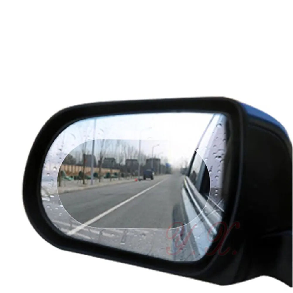 Universal Car Rearview Mirror Protective Film Anti-Fog Rainproof 100x145mm