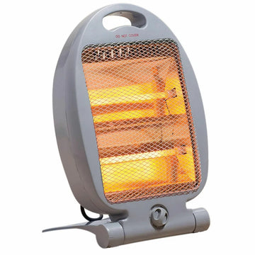 800W Portable Quartz Electric Heater Instant Heat with Tip-Over & Overheat Protection