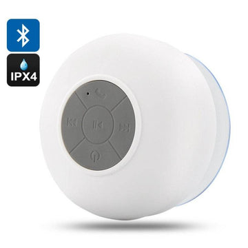 BTS-06 Bluetooth Shower Speaker Water Resistant Built-In Microphone Suction Cup Music Control - Al-Raheem Imports