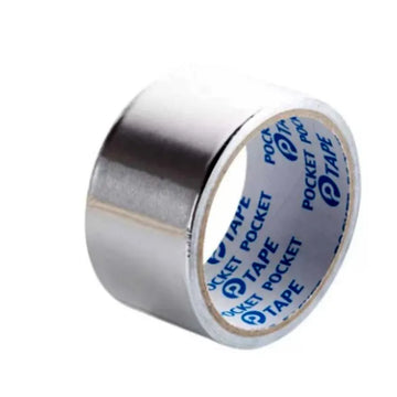 Pack of 4 Silver Strong High Temperature Resistant Waterproof Fireproof Aluminum Foil Tape 7m Each