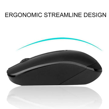 BP-K1 USB Wireless Mouse Compact Ergonomic Optical Mouse for PC and Laptop