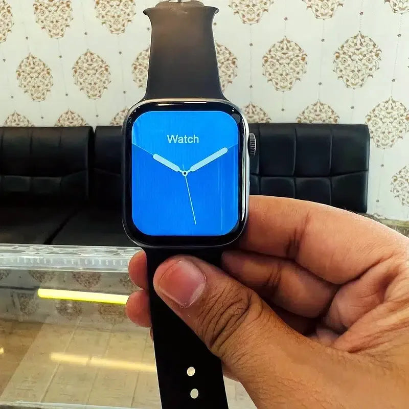 Microwear W17 Series 7 Smartwatch 1.9 Inch HD Infinite Screen Bluetooth Call Custom Dial Fitness Tracker Black