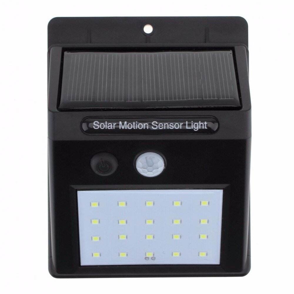 20 LED Solar Motion Sensor Wall Light Waterproof for Outdoor Garden - Al-Raheem Imports