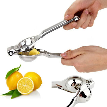 Stainless Steel Hand Press Lemon Squeezer Lime Citrus Juicer Manual Kitchen Tool 20cm