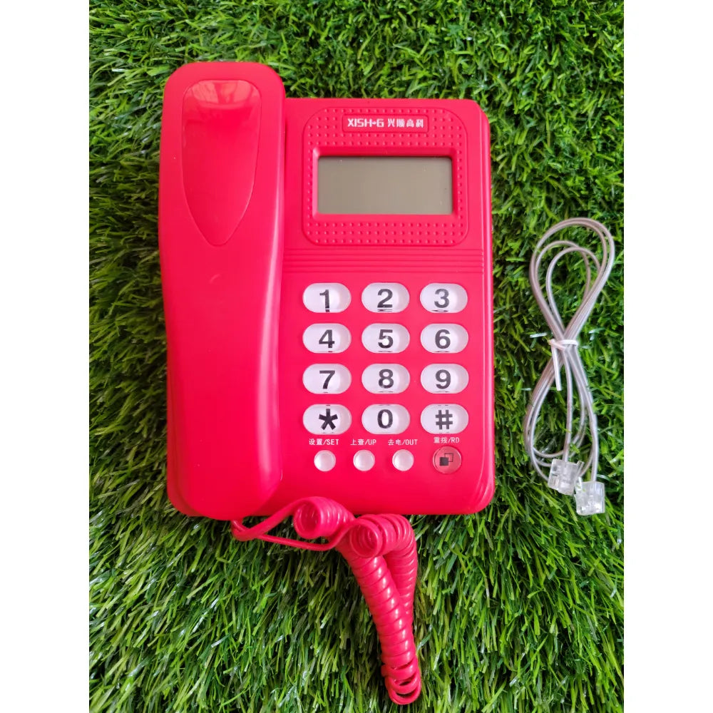 Wall Mountable Landline Telephone with Caller ID and Hands-Free Function