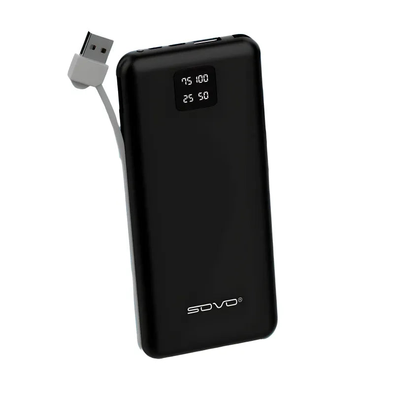 SOVO X22 10,000mAh Ultra-Thin Polymer Fast Charging Power Bank