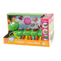 Giggle Caterpillar Musical Toy Colorful Light Sound Pull Along Toy for Toddlers - Al-Raheem Imports