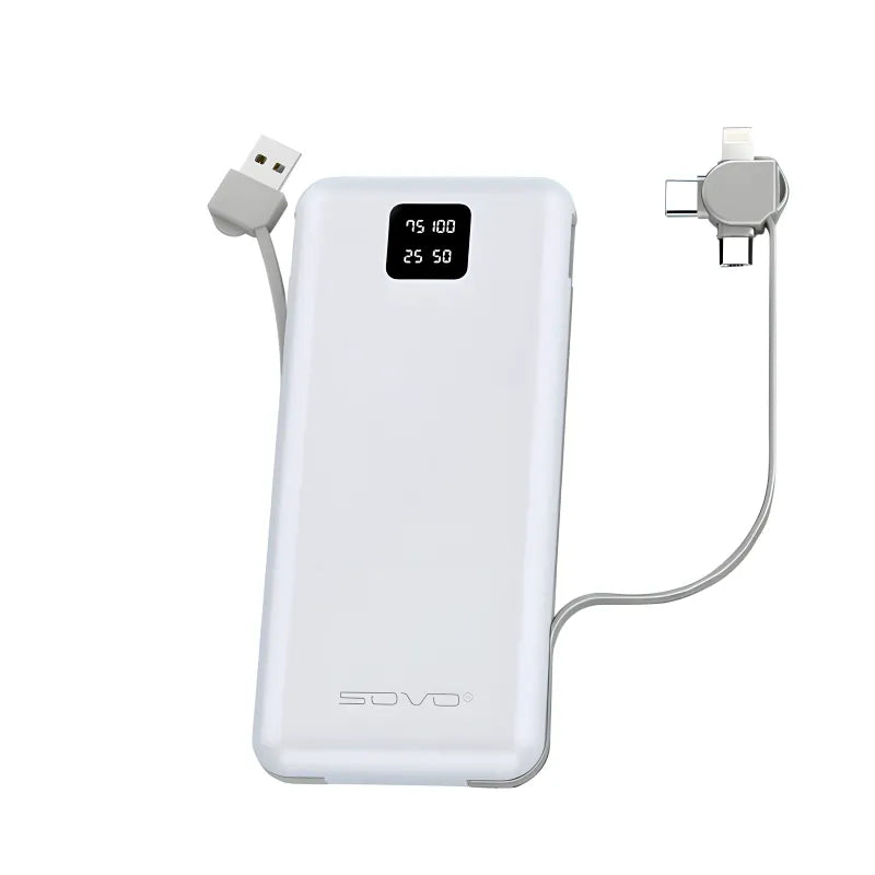 SOVO X22 10,000mAh Ultra-Thin Polymer Fast Charging Power Bank