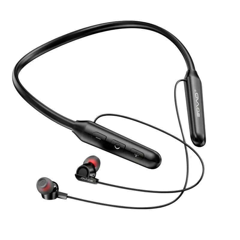 SOVO SNB-880 Urban Wireless Neckband Bluetooth 5.3 12H Playtime Stereo Sound Magnetic Earbuds