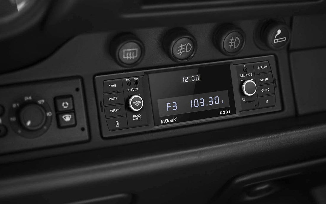 IeGeek Bluetooth Stereo RDS Car Radio MP3 Player With 4 Play Modes MP3 FM AM SD AUX USB - Al-Raheem Imports