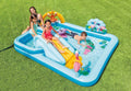 Intex Jungle Adventure Play Center Inflatable Kiddie Spray Wading Pool 2.57m×2.16m×84cm - Al-Raheem Imports