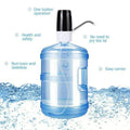 Portable Electric Water Bottle Pump Dispenser USB Charging Gallon Drinking Bottle Switch Pump - Al-Raheem Imports