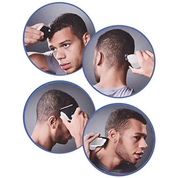 Kemei KM6032 Professional Hair Clipper Ultra Wide Curved Blade Cordless 700mAh Battery 9 Combs IPX5 Waterproof