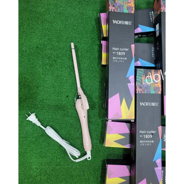 HC-1809 Yaofei Stylish Portable Wired Hair Curler Automatic Curling Iron 25W Ceramic Coated