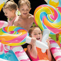 Inflatable Pool Water Slide Fun Lawn Water Inflatable Swimming Pool Unique Children Paddling Pool 295X191X130cm - Al-Raheem Imports