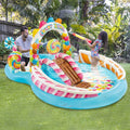 Inflatable Pool Water Slide Fun Lawn Water Inflatable Swimming Pool Unique Children Paddling Pool 295X191X130cm - Al-Raheem Imports