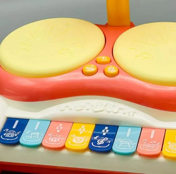 Jazz Drum Toy with Flash Lights and Music for Kids