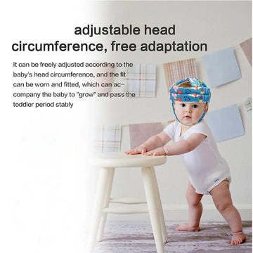 Adjustable Baby Soft Anti-Fall Helmet Toddler Head Protection Cap
