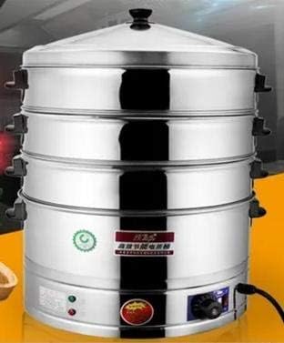 FROTH & FLAVOR Electric Momo Steamer Rice Steamer Pasta steamer Vegetable steamer