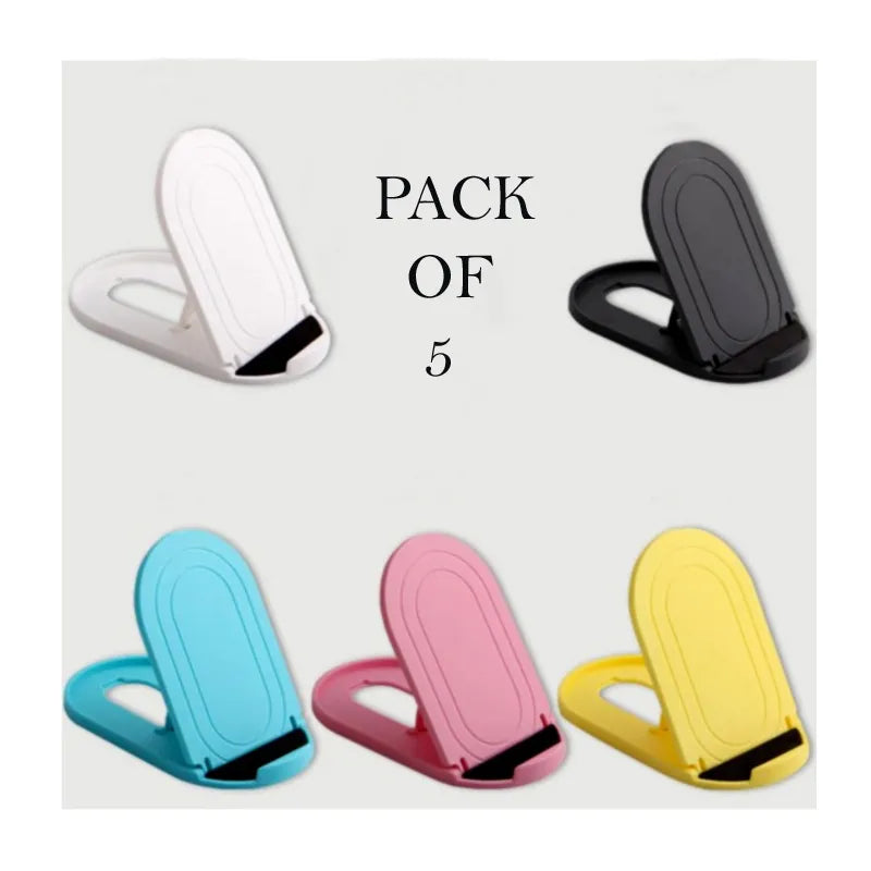 Pack of 5 Multi-Angle Universal Phone Holder for Smartphones and Tablets